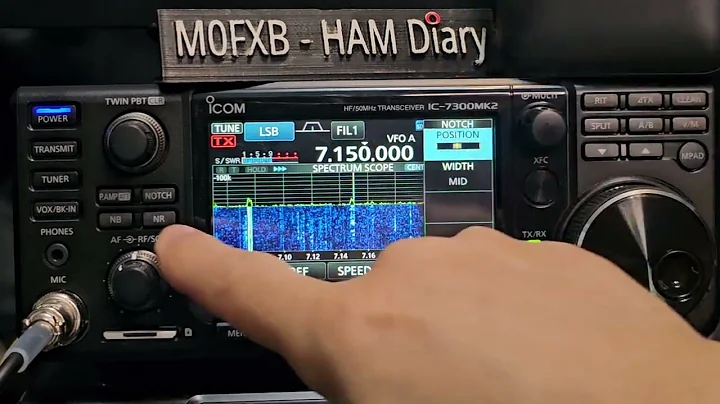 ICOM.IC,7300 MK2 - Noise Reduction & Filters 
