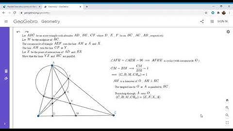 Olympiad Geometry Problem #57: Altitudes,  Midpoint, Circumcircle