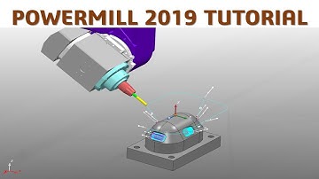 PowerMill 2019 Tutorial #66 | Mill 5 Axis  Machine Tool Simulation & Verification NC Program