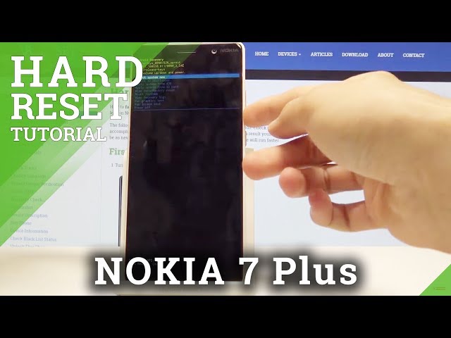 How To Factory Reset Nokia 7 Plus - Remove Screen Lock / Hard Reset -  Youtube