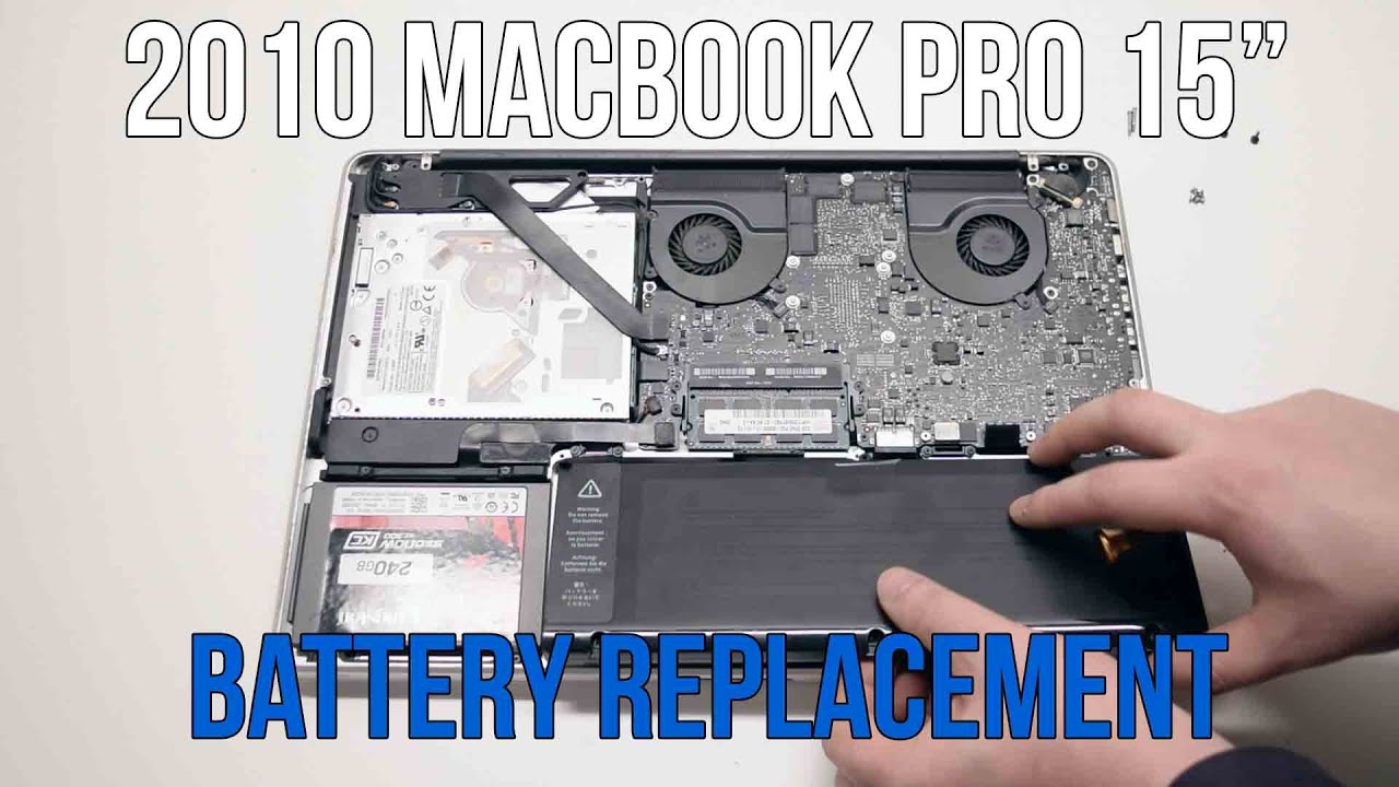 Tilføj til Forkert Literacy 2010 Macbook Pro 15" A1286 Battery Replacement - YouTube