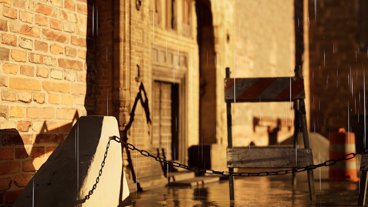unreal engine 5 rain - YouTube