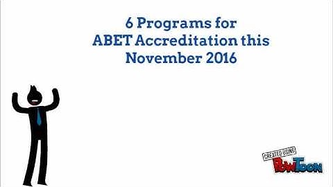 Accreditation Status ABET
