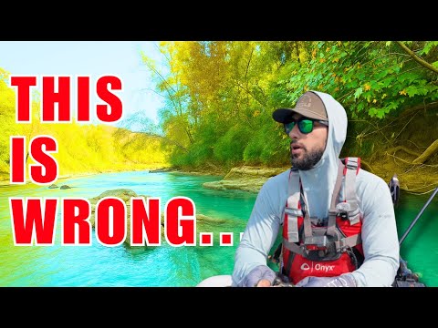 River Bass Catch & Cook (Kayak Fishing a Remote River)