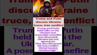 Trump &amp; Putin Talk Ukraine War | Ceasefire Update ⚠️🌍 #news #usa #shorts