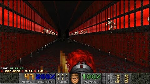 Doom 2 Chillax MAP 21 UV-MAX [TAS] in 1:19:46