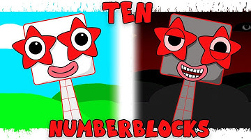 My Sprunki OC: Ten (from Numberblocks)