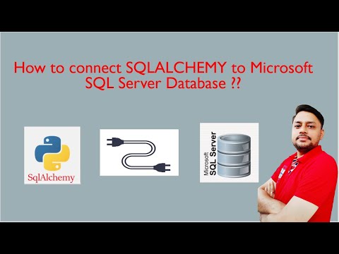 How to connect SQLALCHEMY to Microsoft SQL Server Database