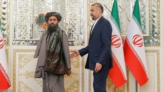 دیدار ملا عبدالغنی برادر با وزیر خارجه ایران
