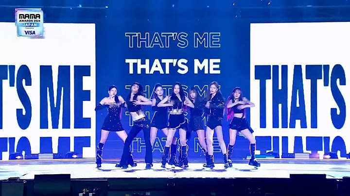 241122 Izna 이즈나 “Izna That’s Me” Title Track Debut Stage Performance @ MAMA Awards 2024 Japan