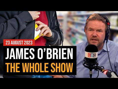 An epidemic of shoplifting | James O'Brien - The Whole Show