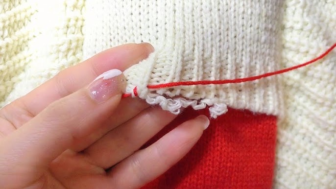 How to mend a cuff on a sweater, jumper or cardigan 