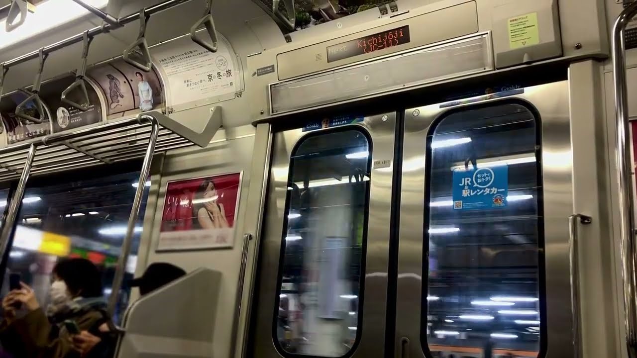 中央線 快速 209系1000番台 (未更新車) 三菱GTO-VVVF 走行音 (東小金井→荻窪)