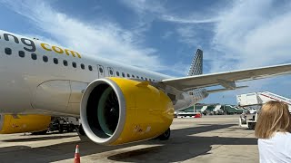 TRIP REPORT | Perfect flight in the A320Neo! | Vueling A320Neo | Lanzarote to Barcelona