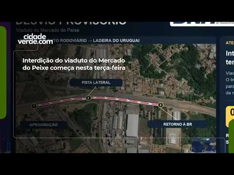 Mercado do Peixe overpass closure begins this Tuesday