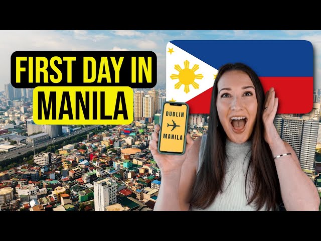 CRAZY DAY IN MANILA!!  My FIRST Impressions of the Philippines! 🇵🇭 class=