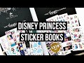 NEW Happy Planner Disney Princess Sticker Books Flip Through & Review // Happy Planner Haul Oct 2020