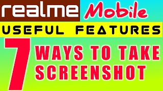 Top 7 Method to Take a Screenshot in Your Realme Mobile Tamil | 7 Ways To Take Screenshot