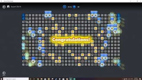 [WR] Microsoft Minesweeper Expert 30x16 (Same Board) in 1:12 minutes
