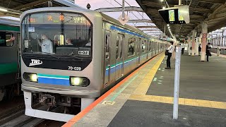 臨海高速鉄道70-000形Z2編成 武蔵浦和駅発車