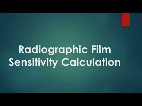 Radiography Testing Formula Pdf