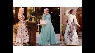 Sezonun En Güzel 50 Tesettür Elbise Modeli