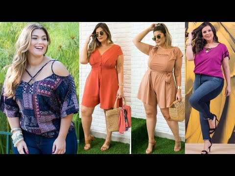 MODA GORDITAS LOOKS CÓMODO PARA COOL 🌹 - YouTube