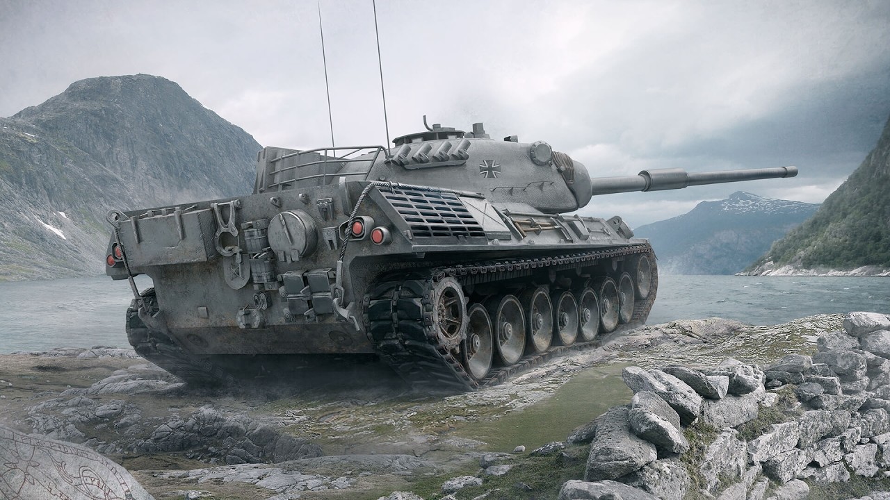 Leopard 1 - 7 300к урона и 7 фрагов