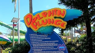 Dolphin Plunge slides at Aquatica Orlando (March 14th, 2021)