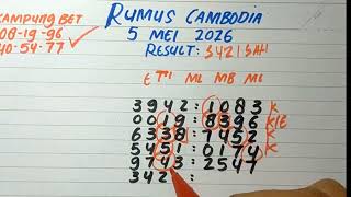 Prediksi Cambodia Jitu 5 Mei 2026  Bocoran Togel Cambodia Hari Ini  Rumus Terjitu Cambodia
