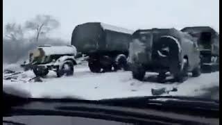 Ukrayna-Rusya Savaşı, Bayraktar TB2 Sihaların yok ettiği Rus konvoyu