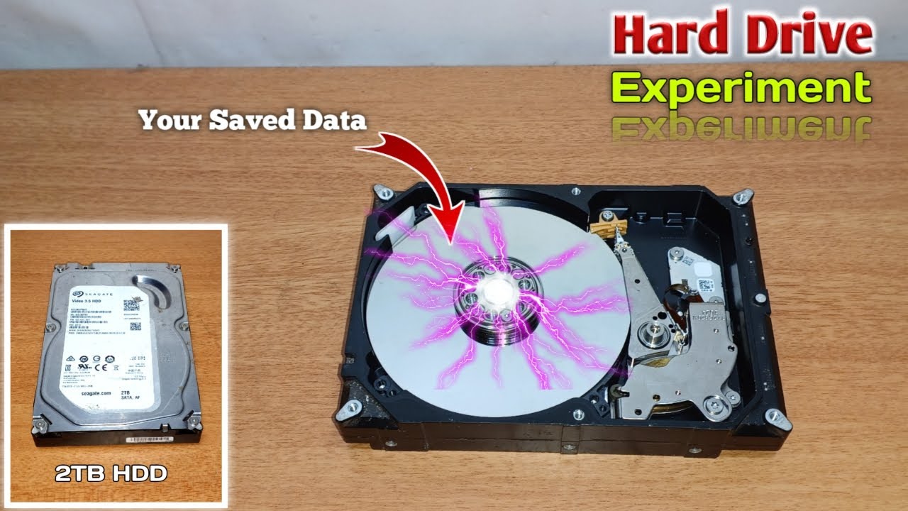 What Is Inside The Hard Disk? | Hard Disk Experiment | Amazing Idea ...