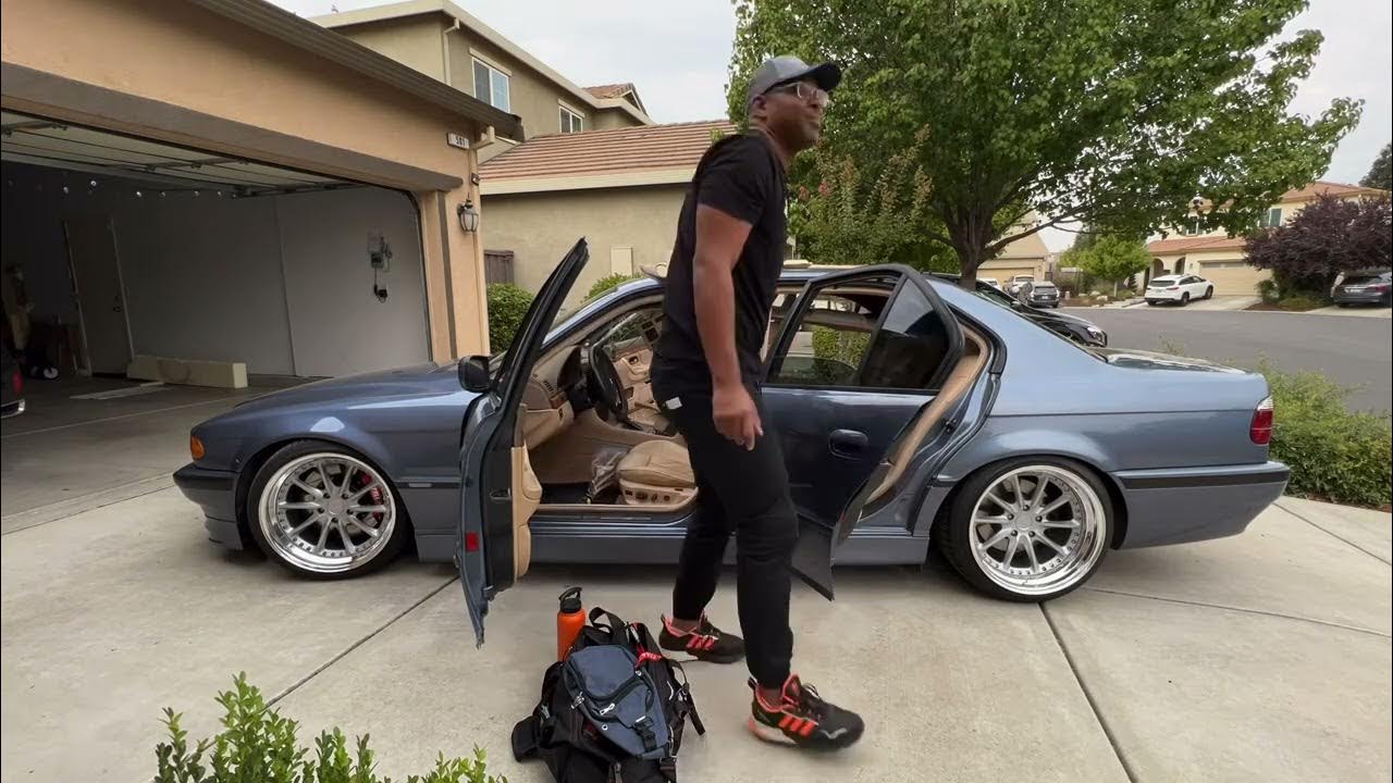 Bmw E38 Headliner time lapse. YouTube