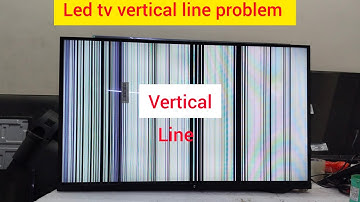Vertical lines problem on LED TV screen no picture or display How to repair | Led tv display problem