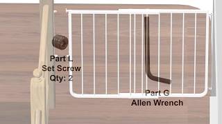 Cardinal Gates Stairway Special Safety Gate Tutorial (Animated) For Models SS-30 And SS-30OD Cardinal Gates Stairway Special Safety Gate Tutorial (Animated) For Models SS-30 And SS-30OD
