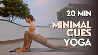 20 MIN MORNING YOGA STRETCH | Minimal Cues Yoga Flow - Meditative Stretching (Beginner/Intermediate)