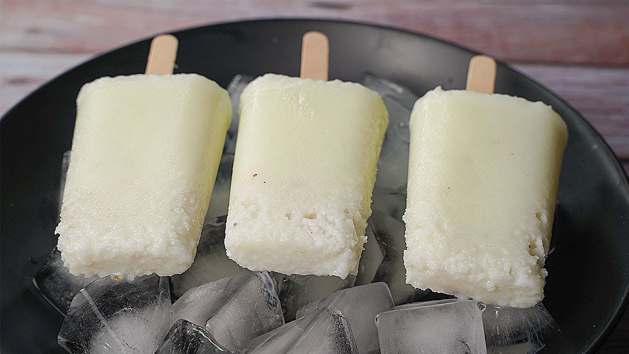 Coconut Popsicles Recipe 90's Kids Favorite Coconut Ice Cream Yummy