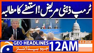 Trump has gone insane, says Iranian judiciary | Geo News 12 AM Headlines 6 April 2026