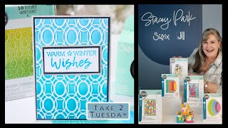 Take 2 Tuesday Class 18. Sneak Peek of the Stacey Park July Sizzix Collection. A Nod to Christmas