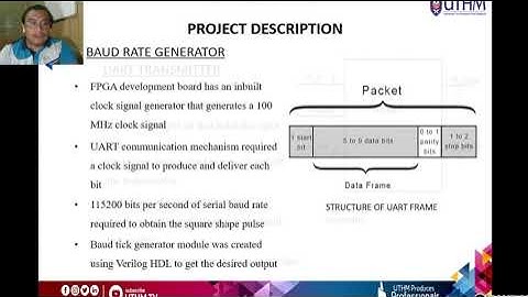 UART Link on FPGA using Verilog