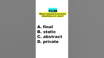 Quiz-138 #crackjavainterview #LearnJava #java #quiz #interview #coding #spring #tricks #programming