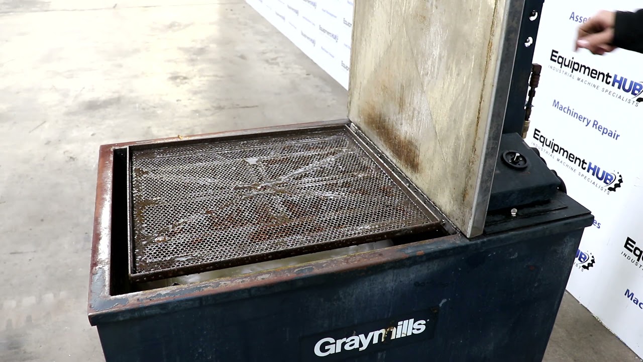 Graymills TH2420SL Heated Aqueous Parts Washer YouTube