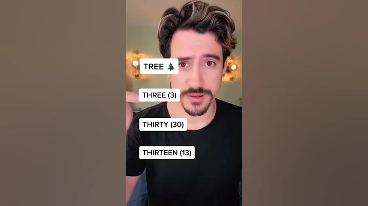 Como Pronunciar TREE THREE THIRTY y THIRTEEN en Inglés 🇺🇸