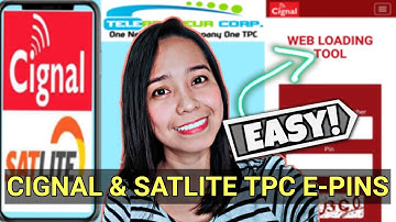 EASY WAY TO LOAD CIGNAL AND SATLITE USING WEB LOADING TOOL 2022 | PAANO MAGREGISTER NG CIGNAL 2022