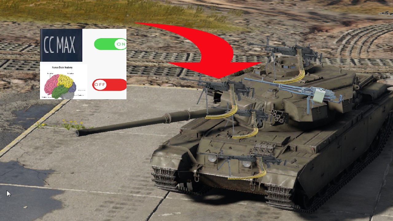 6 MILLION MACHINEGUNS ON 5 TANKS - War Thunder Sho't kal gimel gameplay