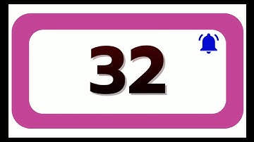 32 Seconds Countdown Timer With Sound Effect COLOR 4K   HD   1080