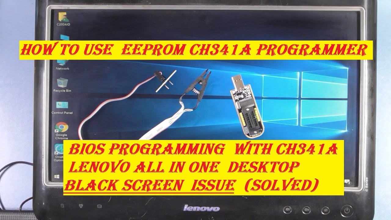 BIOS PROGRAMMING Lenovo ALL IN ONE WITH CH341A in HINDI by TECHNICAL