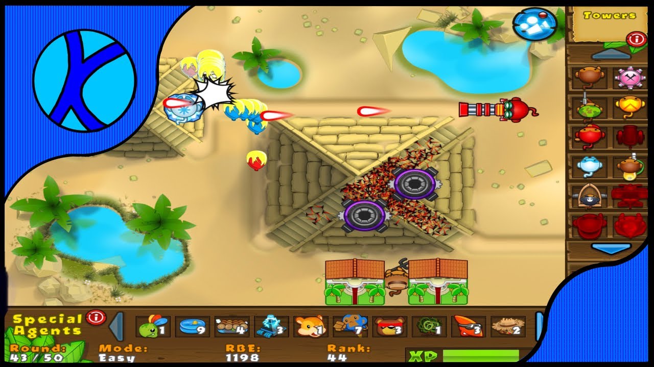 BTD5 Gameplay (Pyramids)