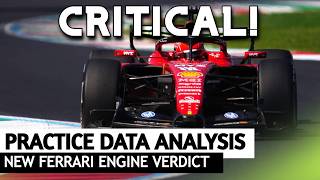 Italian GP Analysis NEW Ferrari Engine Data HAM v LEC v RUS Compared