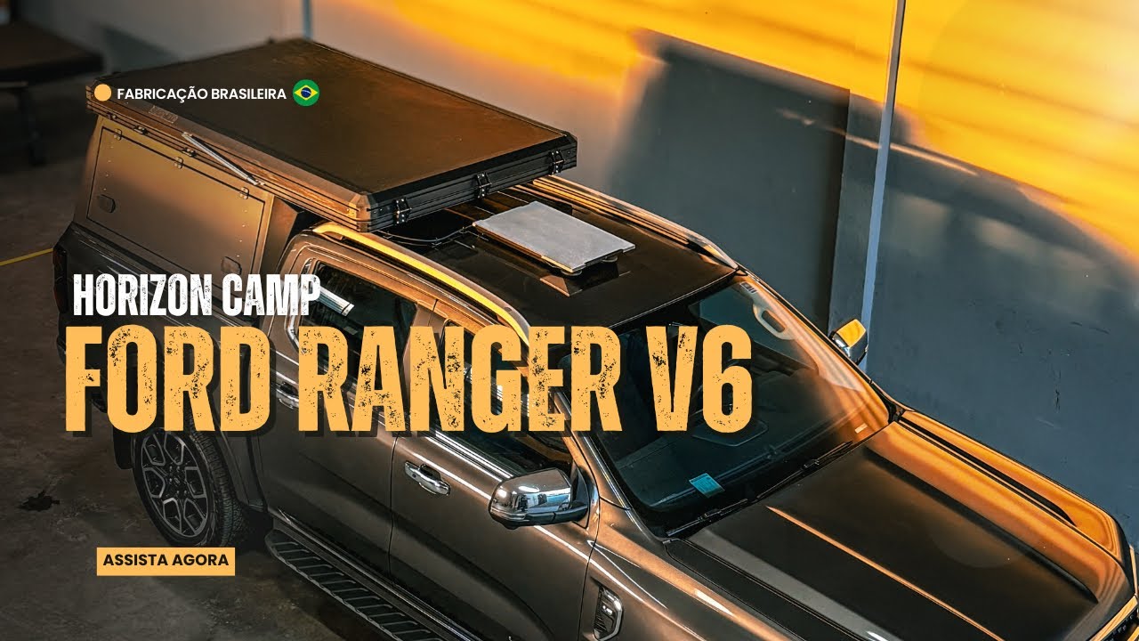 Projeto Ford Ranger V6 2025 | Canopy com Vedação Profissional da Tampa Original da Caçamba